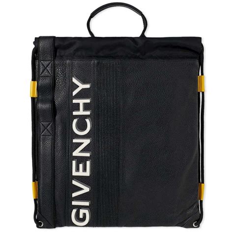 black givenchy gym bag|givenchy iconic black pouch.